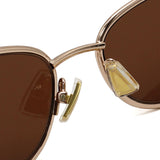 日本正規品 BOTTEGA VENETA SUNGLASSES BV1330S 003 BROWN GOLD ボッテガ ヴェネタ サングラス ノーズパット メガネ 眼鏡 メンズ レディース ブラウン ゴールド