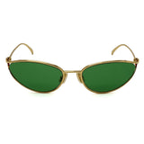 日本正規品 BOTTEGA VENETA SUNGLASSES BV1330S 004 GREEN GOLD ボッテガ ヴェネタ サングラス ノーズパット メガネ 眼鏡 メンズ レディース グリーン ゴールド