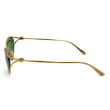 日本正規品 BOTTEGA VENETA SUNGLASSES BV1330S 004 GREEN GOLD ボッテガ ヴェネタ サングラス ノーズパット メガネ 眼鏡 メンズ レディース グリーン ゴールド