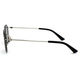 日本正規品 BOTTEGA VENETA SUNGLASSES BV1331S 001 GREY BLACK SILVER ボッテガヴェネタ サングラス ノーズパット メガネ 眼鏡 メンズ レディース グレー ブラック シルバー