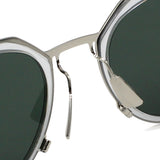 日本正規品 BOTTEGA VENETA SUNGLASSES BV1331S 004 GREEN GREY CLEAR ボッテガヴェネタ サングラス ノーズパット メガネ 眼鏡 メンズ レディース グリーン グレークリア