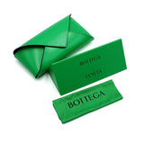 日本正規品 BOTTEGA VENETA SUNGLASSES BV1331S 004 GREEN GREY CLEAR ボッテガヴェネタ サングラス ノーズパット メガネ 眼鏡 メンズ レディース グリーン グレークリア