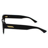日本正規品 BOTTEGA VENETA SUNGLASSES BV1359SA 001 GREY BLACK ボッテガ ヴェネタ サングラス アジアンフィット メガネ 眼鏡 メンズ レディース グレー ブラック