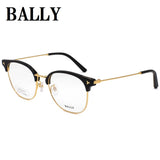 BALLY EYEWEAR GLASSES FRAME ASIAN FIT BY5038D 005 54 BLACK GOLD バリー メガネ 眼鏡 アイウェア アジアンフィット フレーム 鼻あて メンズ ブラック ゴールド