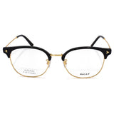 BALLY EYEWEAR GLASSES FRAME ASIAN FIT BY5038D 005 54 BLACK GOLD バリー メガネ 眼鏡 アイウェア アジアンフィット フレーム 鼻あて メンズ ブラック ゴールド