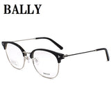 BALLY EYEWEAR GLASSES FRAME ASIAN FIT BY5038D 020 54 BLACK SILVER バリー メガネ 眼鏡 アイウェア アジアンフィット フレーム 鼻あて メンズ ブラック シルバー