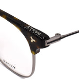 BALLY EYEWEAR GLASSES FRAME ASIAN FIT BY5038D 056 54 HAVANA SILVER バリー メガネ 眼鏡 アイウェア アジアンフィット フレーム 鼻あて メンズ ハバナ シルバー