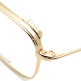 BALLY EYEGLASSES EYEWEAR BY5047H 028 54 GOLD バリー メガネ 眼鏡 フレーム アイウェア ノーズパッド 鼻あて メンズ レディース ゴールド