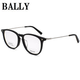 BALLY EYEWEAR GLASSES FRAME ASIAN FIT BY5048D 001 53 BLACK SILVER バリー メガネ 眼鏡 アイウェア アジアンフィット フレーム 鼻あて レディース ブラック シルバー