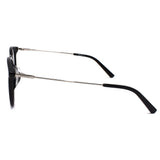 BALLY EYEWEAR GLASSES FRAME ASIAN FIT BY5048D 001 53 BLACK SILVER バリー メガネ 眼鏡 アイウェア アジアンフィット フレーム 鼻あて レディース ブラック シルバー