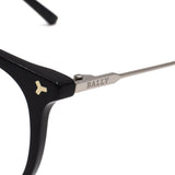BALLY EYEWEAR GLASSES FRAME ASIAN FIT BY5048D 001 53 BLACK SILVER バリー メガネ 眼鏡 アイウェア アジアンフィット フレーム 鼻あて レディース ブラック シルバー