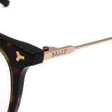 BALLY EYEWEAR GLASSES FRAME ASIAN FIT BY5048D 052 53 HAVANA GOLD バリー メガネ 眼鏡 アイウェア アジアンフィット フレーム 鼻あて レディース ハバナ ゴールド