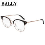 BALLY EYEWEAR GLASSES FRAME ASIAN FIT BY5049D 005 51 CHARCOAL PINKGOLD バリー メガネ 眼鏡 アイウェア アジアンフィット フレーム 鼻あて レディース チャコール ピンクゴールド