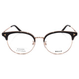 BALLY EYEWEAR GLASSES FRAME ASIAN FIT BY5049D 005 51 CHARCOAL PINKGOLD バリー メガネ 眼鏡 アイウェア アジアンフィット フレーム 鼻あて レディース チャコール ピンクゴールド