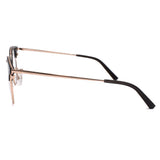BALLY EYEWEAR GLASSES FRAME ASIAN FIT BY5049D 005 51 CHARCOAL PINKGOLD バリー メガネ 眼鏡 アイウェア アジアンフィット フレーム 鼻あて レディース チャコール ピンクゴールド