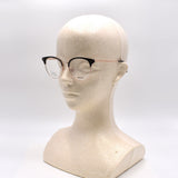 BALLY EYEWEAR GLASSES FRAME ASIAN FIT BY5049D 005 51 CHARCOAL PINKGOLD バリー メガネ 眼鏡 アイウェア アジアンフィット フレーム 鼻あて レディース チャコール ピンクゴールド