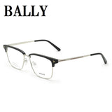 BALLY EYEGLASSES EYEWEAR BY5051D 004 54 BLACK SILVER バリー メガネ 眼鏡 フレーム アイウェア ノーズパッド 鼻あて メンズ レディース ブラック シルバー