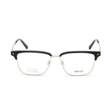 BALLY EYEGLASSES EYEWEAR BY5051D 004 54 BLACK SILVER バリー メガネ 眼鏡 フレーム アイウェア ノーズパッド 鼻あて メンズ レディース ブラック シルバー