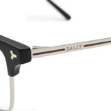BALLY EYEGLASSES EYEWEAR BY5051D 004 54 BLACK SILVER バリー メガネ 眼鏡 フレーム アイウェア ノーズパッド 鼻あて メンズ レディース ブラック シルバー