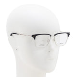 BALLY EYEGLASSES EYEWEAR BY5051D 004 54 BLACK SILVER バリー メガネ 眼鏡 フレーム アイウェア ノーズパッド 鼻あて メンズ レディース ブラック シルバー