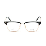 BALLY EYEGLASSES EYEWEAR BY5051-D/V 005 54 BLACK ROSEGOLD バリー メガネ 眼鏡 フレーム アイウェア ノーズパッド 鼻あて メンズ レディース ブラック ローズゴールド