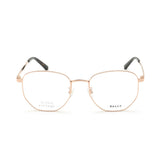 BALLY EYEGLASSES EYEWEAR BY5052D 028 53 ROSEGOLD バリー メガネ 眼鏡 フレーム アイウェア ノーズパッド 鼻あて メンズ レディース ローズゴールド
