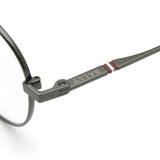 BALLY EYEGLASSES EYEWEAR BY5062D 008 52 GUNMETAL バリー メガネ 眼鏡 フレーム アイウェア ノーズパッド 鼻あて メンズ レディース ガンメタル