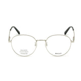BALLY EYEGLASSES EYEWEAR BY5062D 016 52 SILVER バリー メガネ 眼鏡 フレーム アイウェア ノーズパッド 鼻あて メンズ レディース シルバー