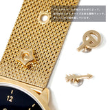 THOM OLSON QUARTZ ANALOG WATCH CBTO003 BLACK GOLD トムオルソン アナログ 腕時計 クォーツ 電池式 ウォッチ ブレスレット チャーム メンズ レディース ブラック ゴールド
