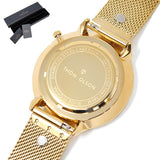 THOM OLSON QUARTZ ANALOG WATCH CBTO003 BLACK GOLD トムオルソン アナログ 腕時計 クォーツ 電池式 ウォッチ ブレスレット チャーム メンズ レディース ブラック ゴールド
