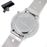THOM OLSON QUARTZ ANALOG WATCH CBTO004 BLACK SILVER トムオルソン アナログ 腕時計 クォーツ 電池式 ウォッチ ブレスレット チャーム メンズ レディース ブラック シルバー