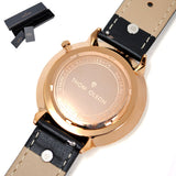 THOM OLSON QUARTZ ANALOG WATCH CBTO014 OFFWHITE BLACK トムオルソン アナログ 腕時計 クォーツ 電池式 ウォッチ ブレスレット チャーム レザー メンズ レディース オフホワイト ブラック
