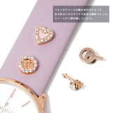 THOM OLSON QUARTZ ANALOG WATCH CBTO020 CHAMPAGNE GOLD PURPLE トムオルソン アナログ 腕時計 クォーツ 電池式 ウォッチ ブレスレット チャーム レザー レディース シャンパンゴールド パープル