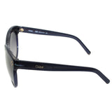 国内正規品 CHLOE SUNGLASSES ASIAN FIT 56mm CE690S 424 PURPLE DARK BLUE クロエ サングラス アジアンフィット アイウェア メガネ 眼鏡 パープル ダークブルー