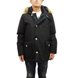 WOOLRICH ARCTIC DETACHABLE FUR ANORAK CFWOOU0484MRUT0001 BLK BLACK XS S M L ウールリッチ アークティック パーカ ダウン ジャケット コート メンズ ブラック