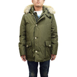 WOOLRICH ARCTIC DETACHABLE FUR ANORAK CFWOOU0484MRUT0001 DAG D.GREEN XS S M L ウールリッチ アークティック パーカ ダウン ジャケット コート メンズ ダークグリーン