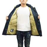 WOOLRICH ARCTIC DETACHABLE FUR ANORAK CFWOOU0484MRUT0001 MLB MELTON BLUE XS S M L ウールリッチ アークティック パーカ ダウン ジャケット コート メンズ ブルー