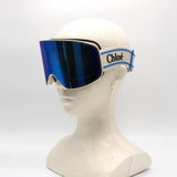 国内正規品 CHLOE SUNGLASSES ASIAN FIT CH0072S 005 BLUE IVORY クロエ スキー ゴーグル スノーボード アウトドア UVカット 紫外線カット レディース ブルー アイボリー