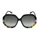 日本正規品 CHLOE SUNGLASSES ASIAN FIT CH0105SA 002 GREY BLACK HAVANA クロエ サングラス アジアンフィット メガネ 眼鏡 UVカット 紫外線カット レディース グレー ブラックハバナ