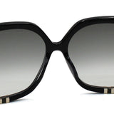 日本正規品 CHLOE SUNGLASSES ASIAN FIT CH0105SA 002 GREY BLACK HAVANA クロエ サングラス アジアンフィット メガネ 眼鏡 UVカット 紫外線カット レディース グレー ブラックハバナ