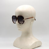 日本正規品 CHLOE SUNGLASSES ASIAN FIT CH0105SA 004 BLUE HAVANA クロエ サングラス アジアンフィット メガネ 眼鏡 UVカット 紫外線カット レディース ブルー ハバナ