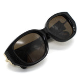 日本正規品 CHLOE SUNGLASSES CH0237SK 001 BROWN BLACK クロエ サングラス アジアンフィット UVカット 紫外線カット レディース ブラウン ブラック