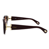 日本正規品 CHLOE SUNGLASSES CH0237SK 003 ORANGE BURGUNDY クロエ サングラス アジアンフィット UVカット 紫外線カット レディース オレンジ バーガンディ