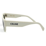 CELINE SUNGLASSES ASIAN FIT CL40197U 5425A D.GREY WHITE セリーヌ サングラス アジアンフィット メガネ 眼鏡 UVカット 紫外線カット レディース ダークグレー ホワイト