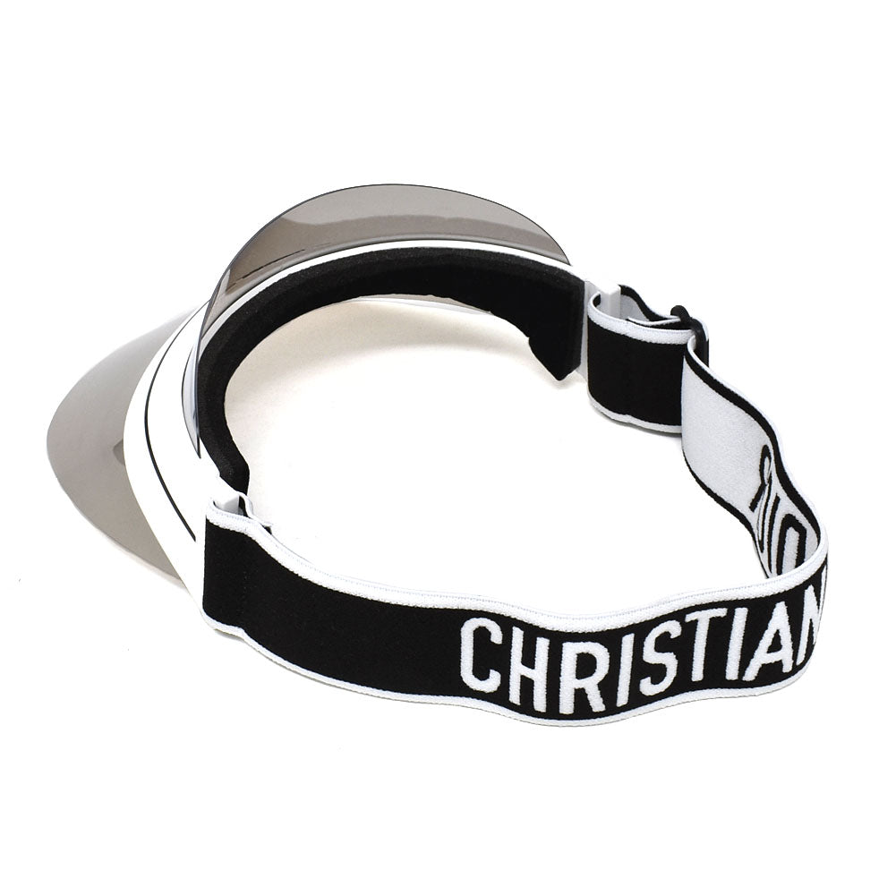 Dior CLUB1 ECG VISOR WHITE GUN MIRROR ディオール クラブ サン 