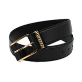 VERSACE GRECA LEATHER BELT DCU8241 DVTP1 1B00V BLACK 75 80 85 90 95 100 ヴェルサーチ ベルト グレカ レザー スクエア バックル メンズ レディース ブラック