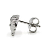 VERSACE EARRINGS DG25591 DMT1 3J030 SILVER ヴェルサーチ ピアス メドゥーサ スタッド 両耳 アクセサリー レディース メンズ シルバー