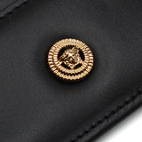 VERSACE CARD HOLDER DPN2467 1A13018 1B00V BLACK ヴェルサーチ カードホルダー メドゥーサ ビギー カードケース カード入れ パスケース ヴェルサーチェ メンズ レディース ブラック