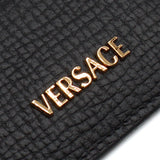 VERSACE CARD HOLDER DPN2467 1A13695 1B00V BLACK ヴェルサーチ カードホルダー カードケース カード入れ パスケース ヴェルサーチェ メンズ レディース ブラック
