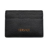 VERSACE CARD HOLDER DPN2467 1A13695 1B00V BLACK ヴェルサーチ カードホルダー カードケース カード入れ パスケース ヴェルサーチェ メンズ レディース ブラック